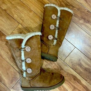 UGG Bailey Button Triplet II Sheepskin Boot